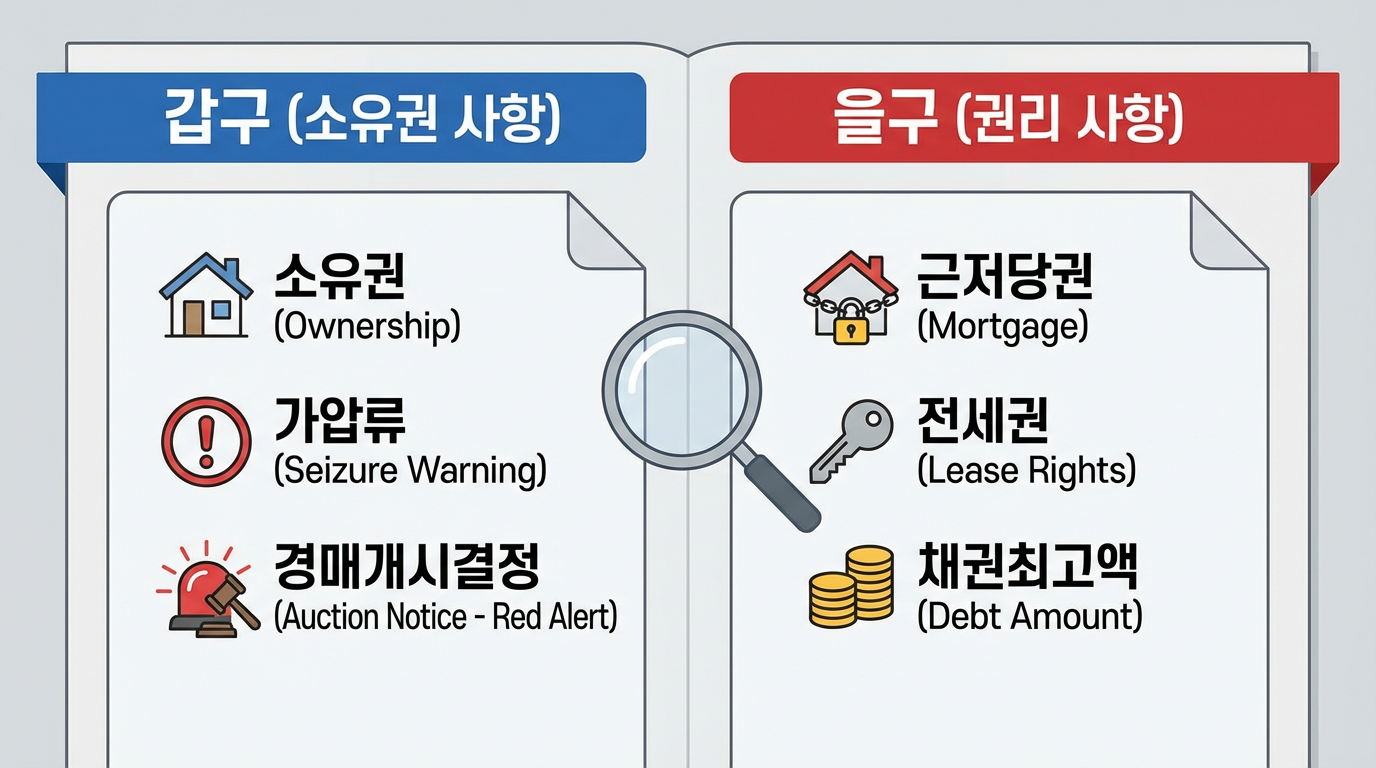 등기부등본 갑구 을구