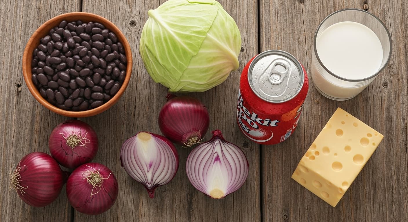 특정 음식 민감도가 방귀 원인이 되기도 합니다