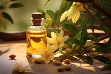 일랑일랑 꽃과 일랑일랑 에센셜 오일