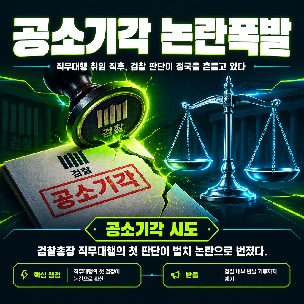 공소기각 논란폭발