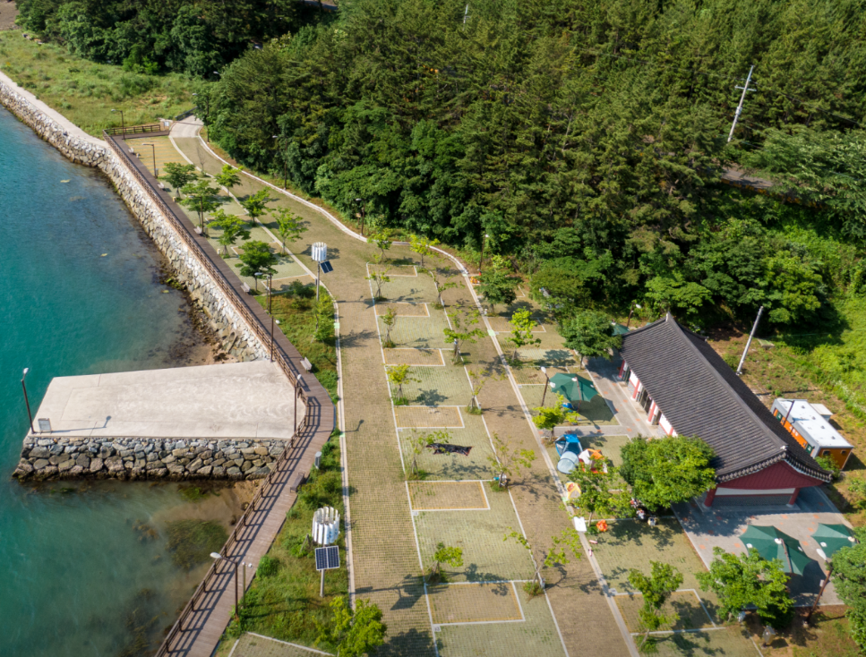 통영 한산도 테마마을 캠핑장