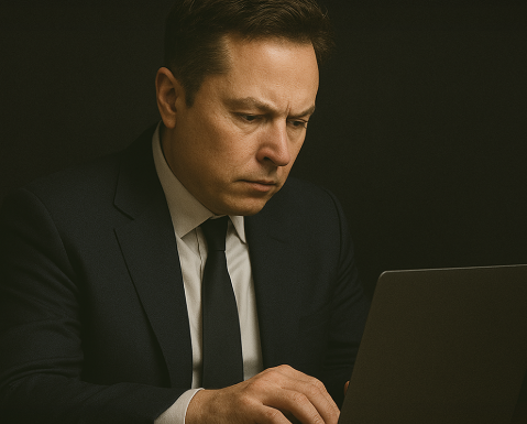 일하고 있는 일론 머스크