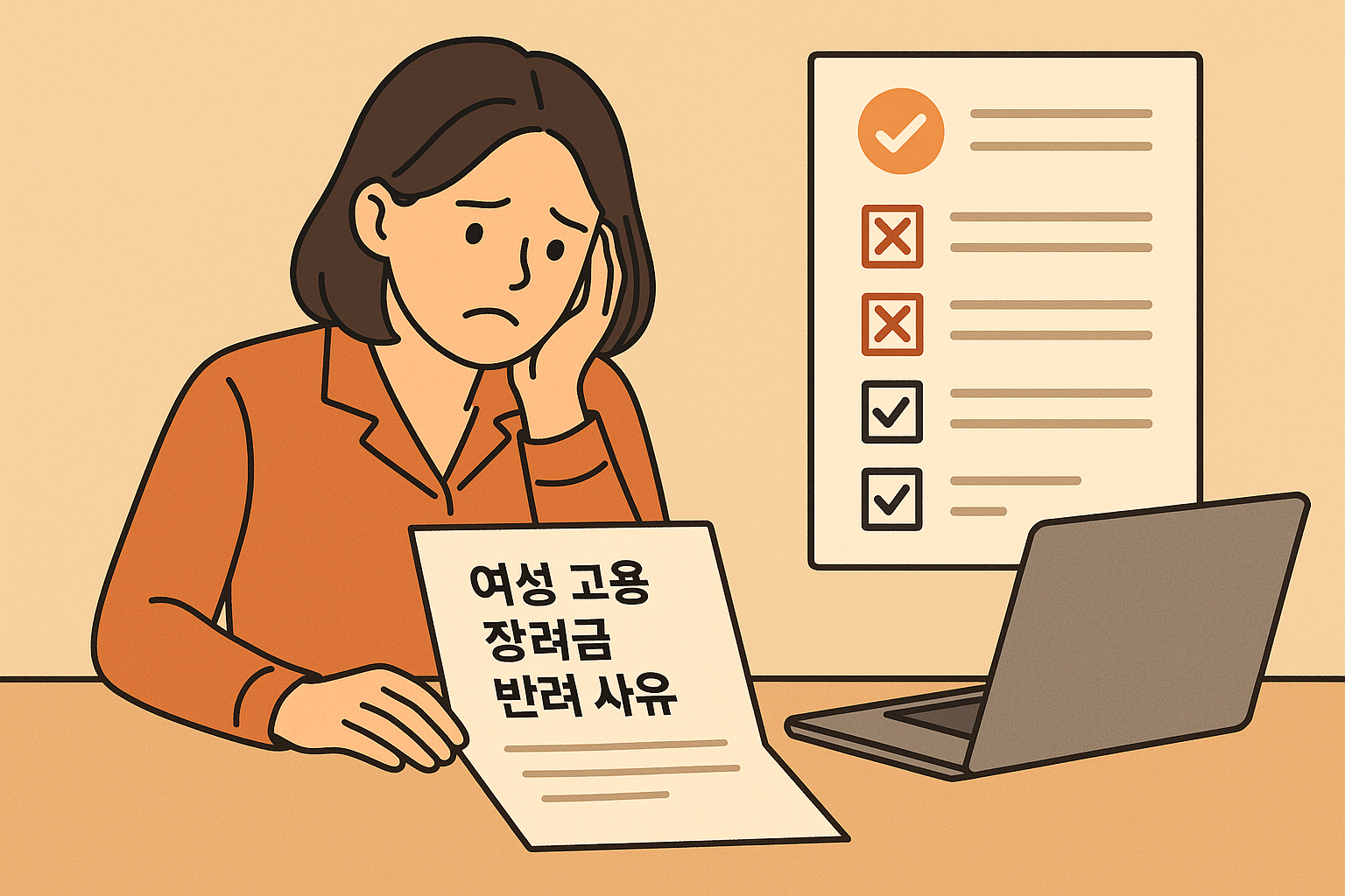 2025년 여성 고용장려금 신청 시 주의사항과 실수 사례