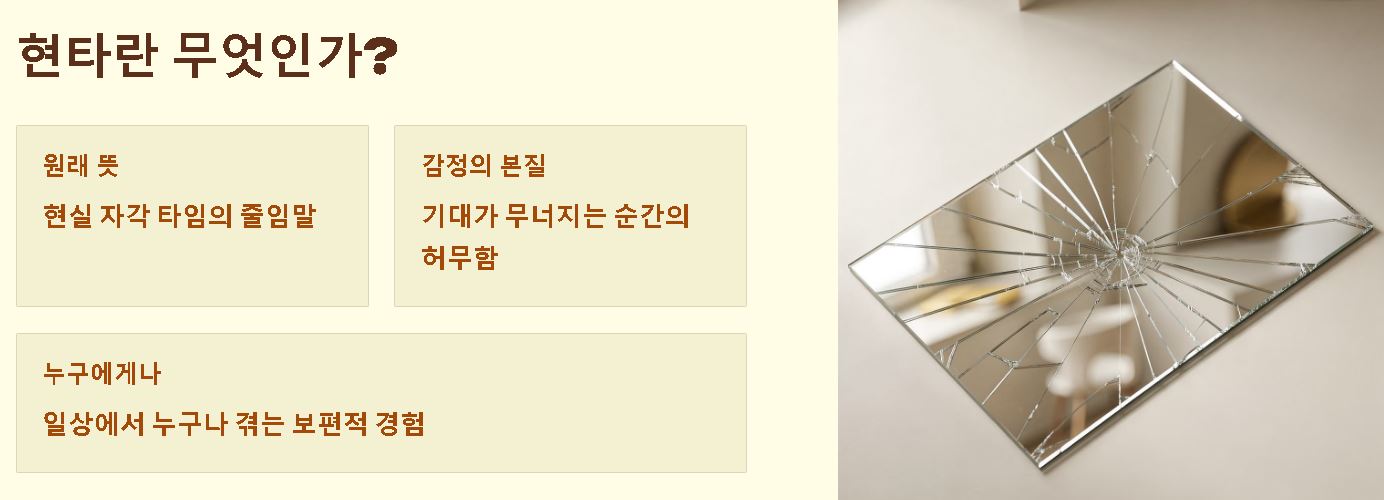 현타 뜻