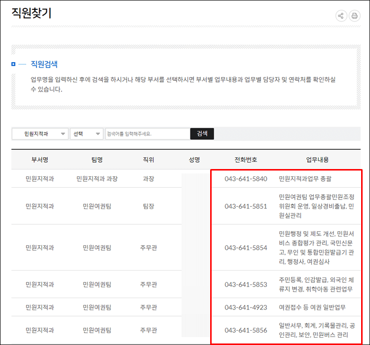 제천시청-전화번호