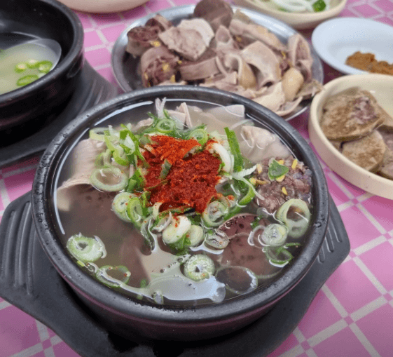 6시 내고향 곡성기차마을시장 순대국밥 맛집 곡성한일순대국밥