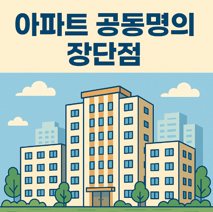 아파트 공동의명의 장단점