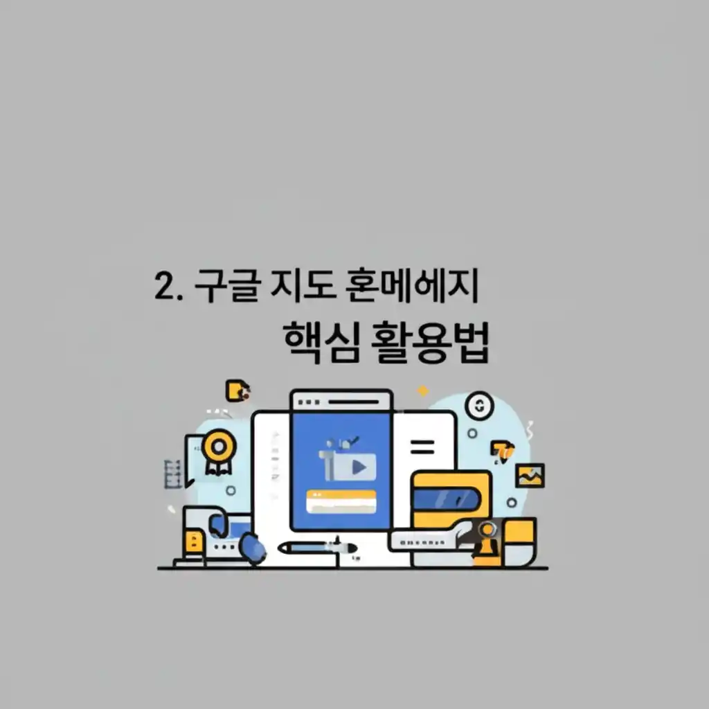 구글 지도 홈페이지의 검색 및 길찾기 핵심 활용법 화면