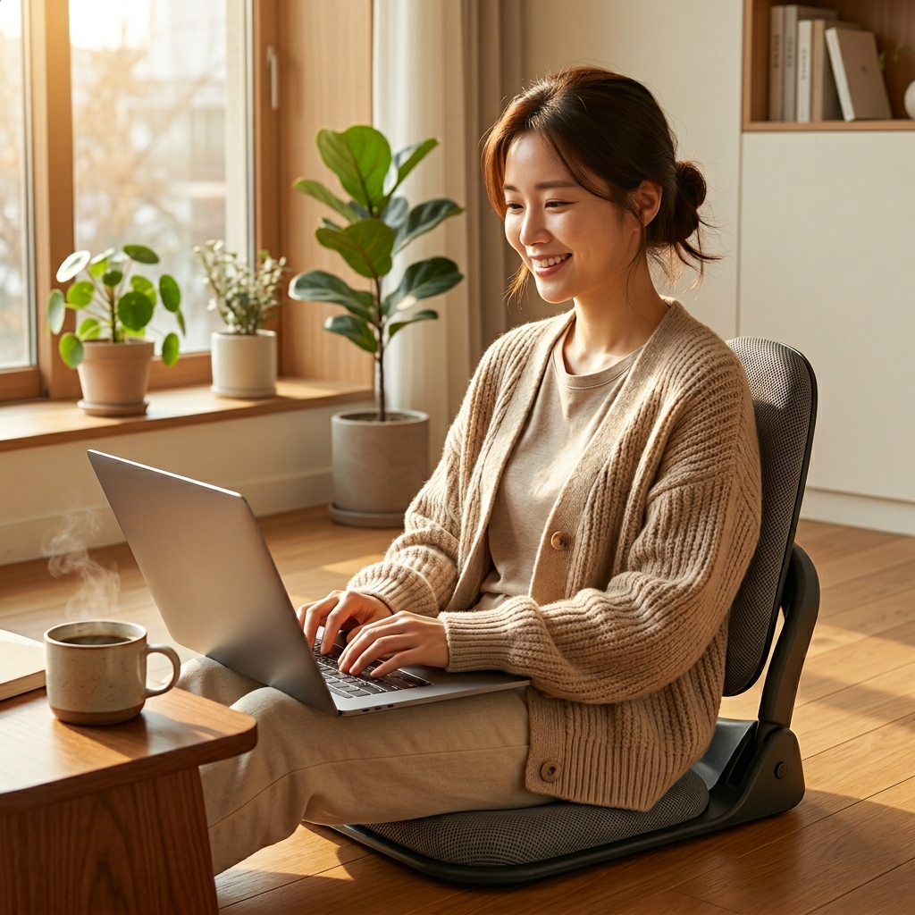 좌식의자 고르는법 로켓배송 구매 후 바로 사용