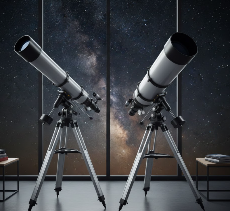 천체 망원경 선택 가이드 굴절식 반사식 비교 입문자 추천 천문학