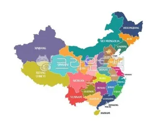 중국지도 한글판 크게보기 장가계 황산 태항산 청도 계림_18