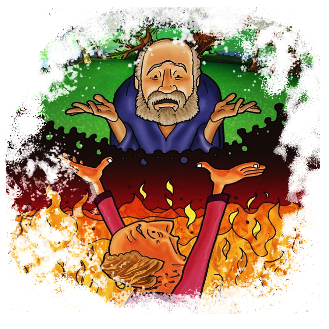 너는 살아 있는 동안에 좋은 것들을 받았고
라자로는 나쁜 것들을 받았음을 기억하여라. 그래서 그는 이제 여기에서 위로를 받고 너는 고초를 겪는 것이다.