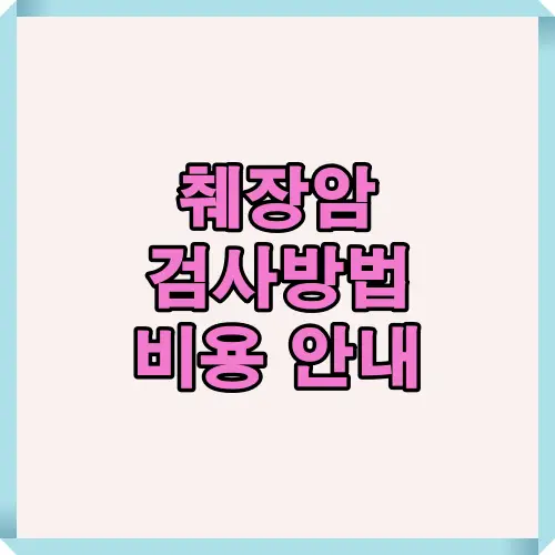 췌장암 주요 검사방법과 초음파·CT·MRI 차이, 내시경 검사 특징 등을 요약한 대표 썸네일 이미지