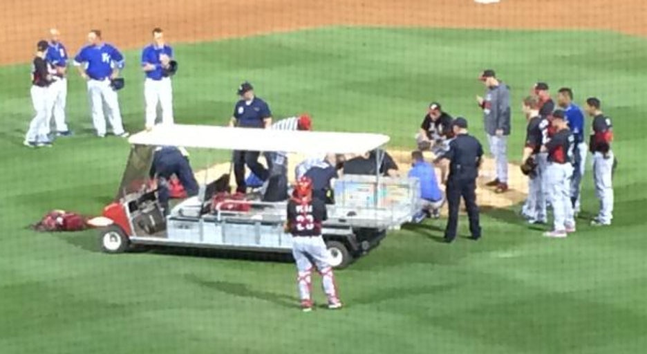 사고 당시 장면. 긴박한 상황에서 다행스럽게도 빠른 조치가 취해졌다