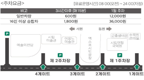 2024년 한밭수목원 장미 꽃축제 안내 및 주차장