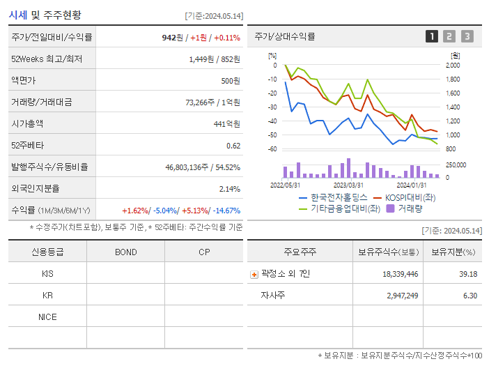 한국전자홀딩스_기업개요