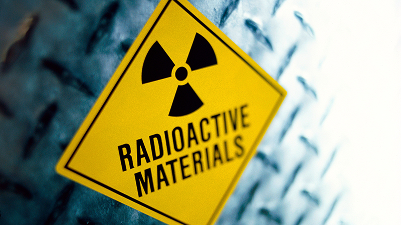 방사성 물질 경고판