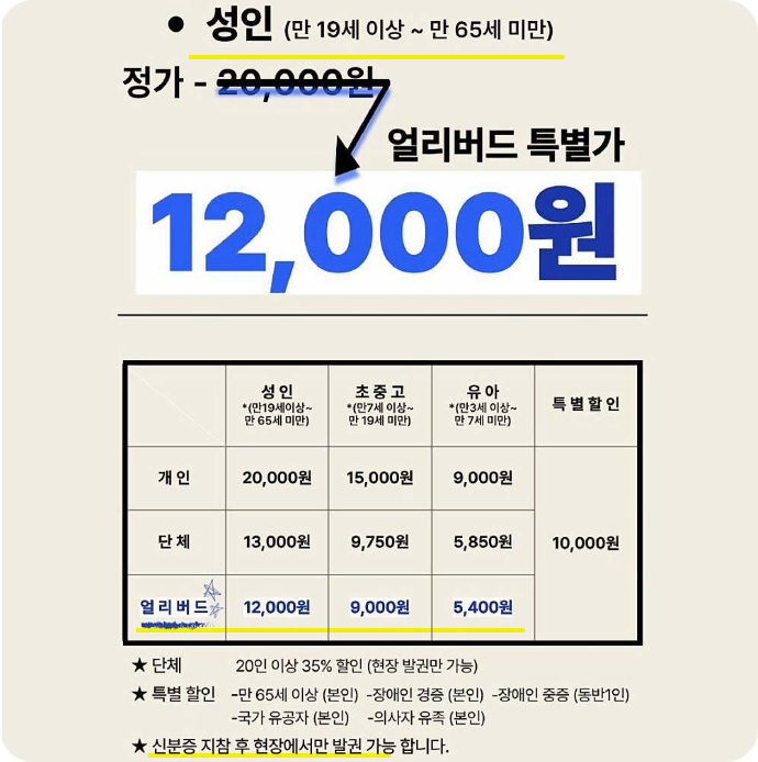 제4의벽 얼리버드, 예매 정보