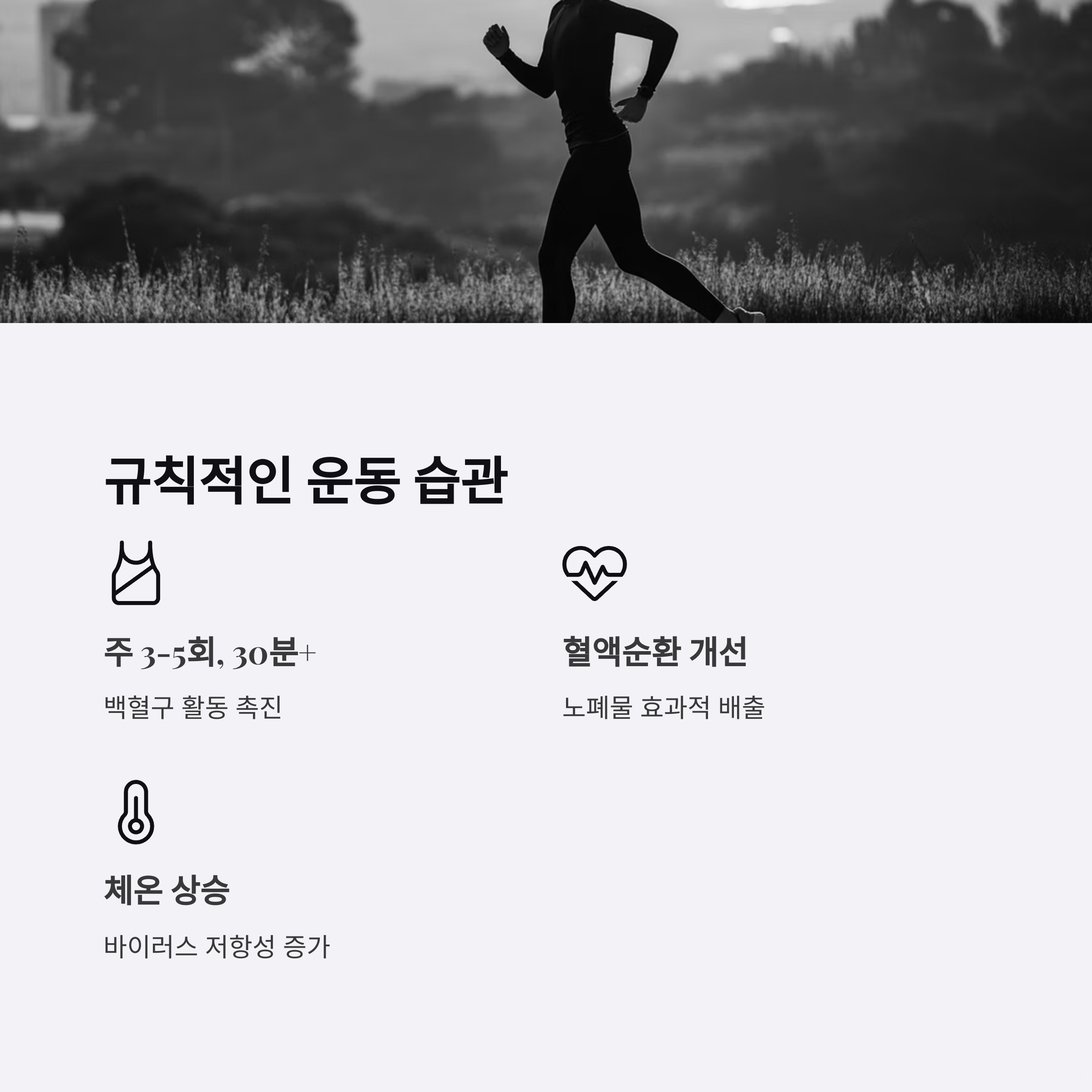 규칙적인 운동