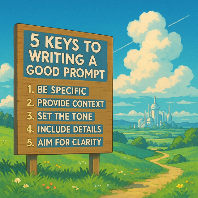 좋은 프롬프트 작성의 5가지 비결