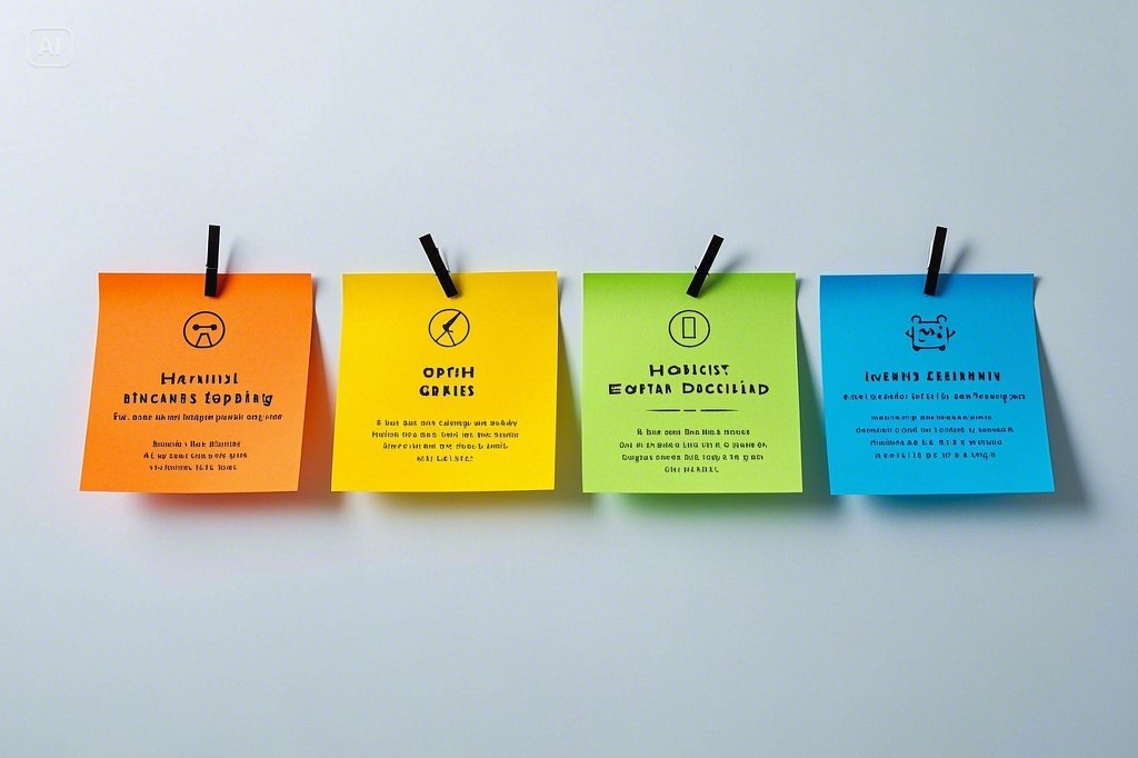 루틴 형성을 위한 4단계 과정을 보여주는 인포그래픽