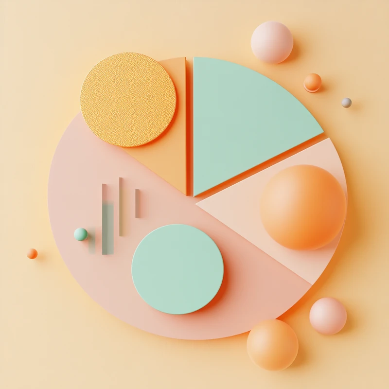 S&P500, 나스닥100, 미국채, 금 ETF 포트폴리오 비중을 보여주는 시각적 파이 차트, 연금저축 계좌 글로벌 ETF 투자전략, 자산 배분, 펀드 비교, 분산 투자