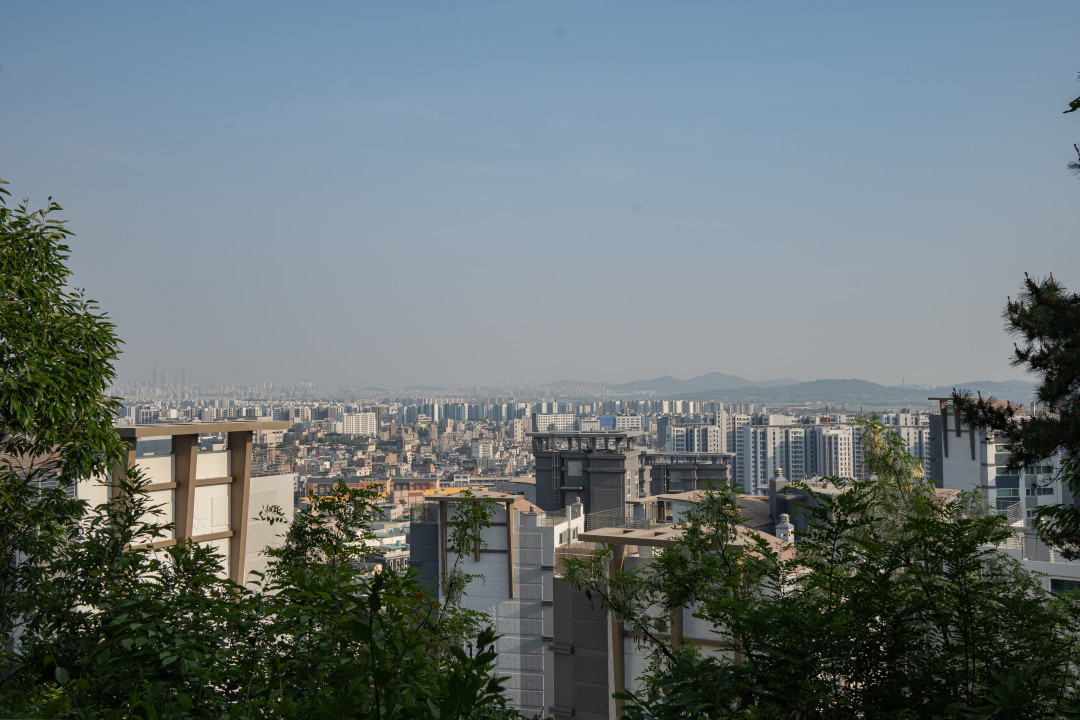 숙지산 정상 풍경