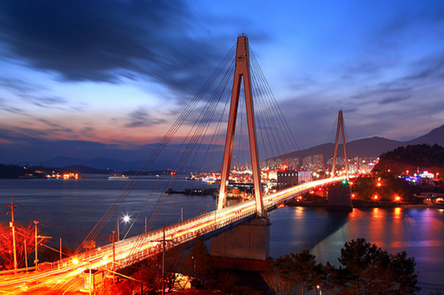 돌산공원 & 돌산대교