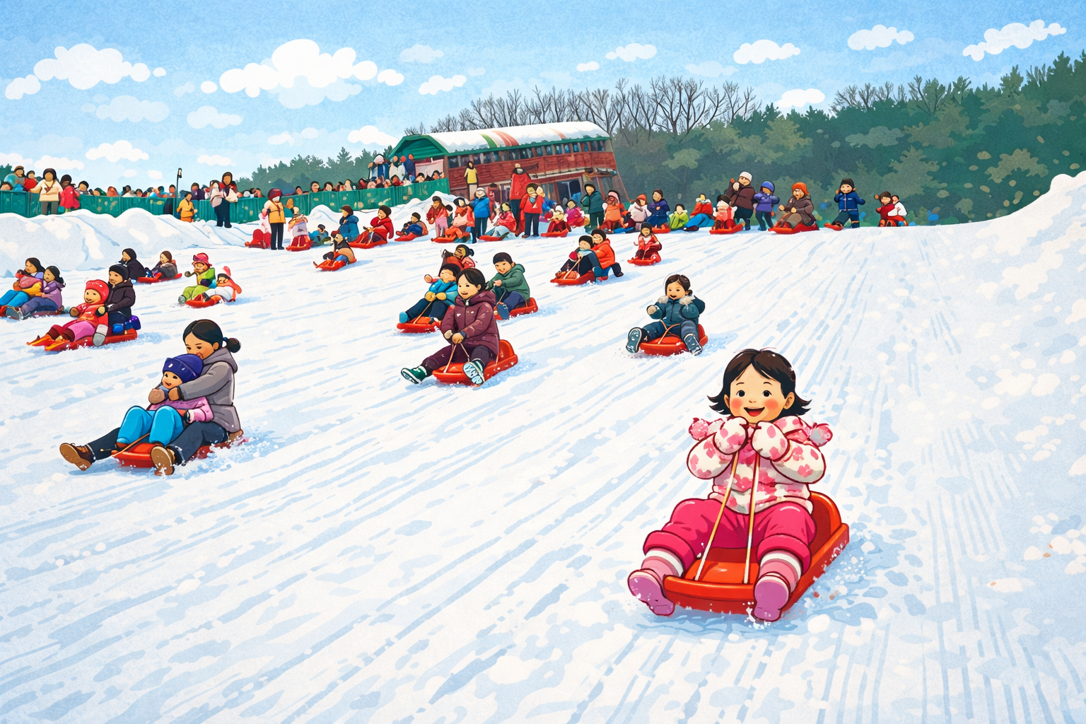 서울랜드 눈썰매장