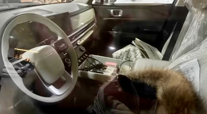 신형 싼타페 센터콘솔