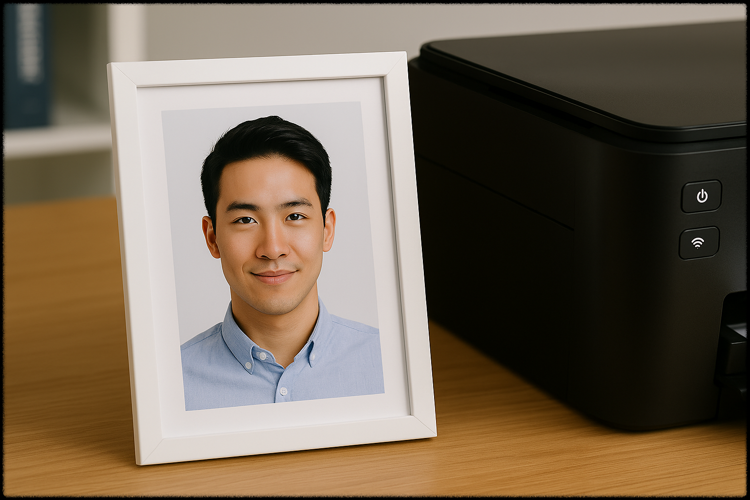 스마트폰으로 촬영 후 인화한 모습