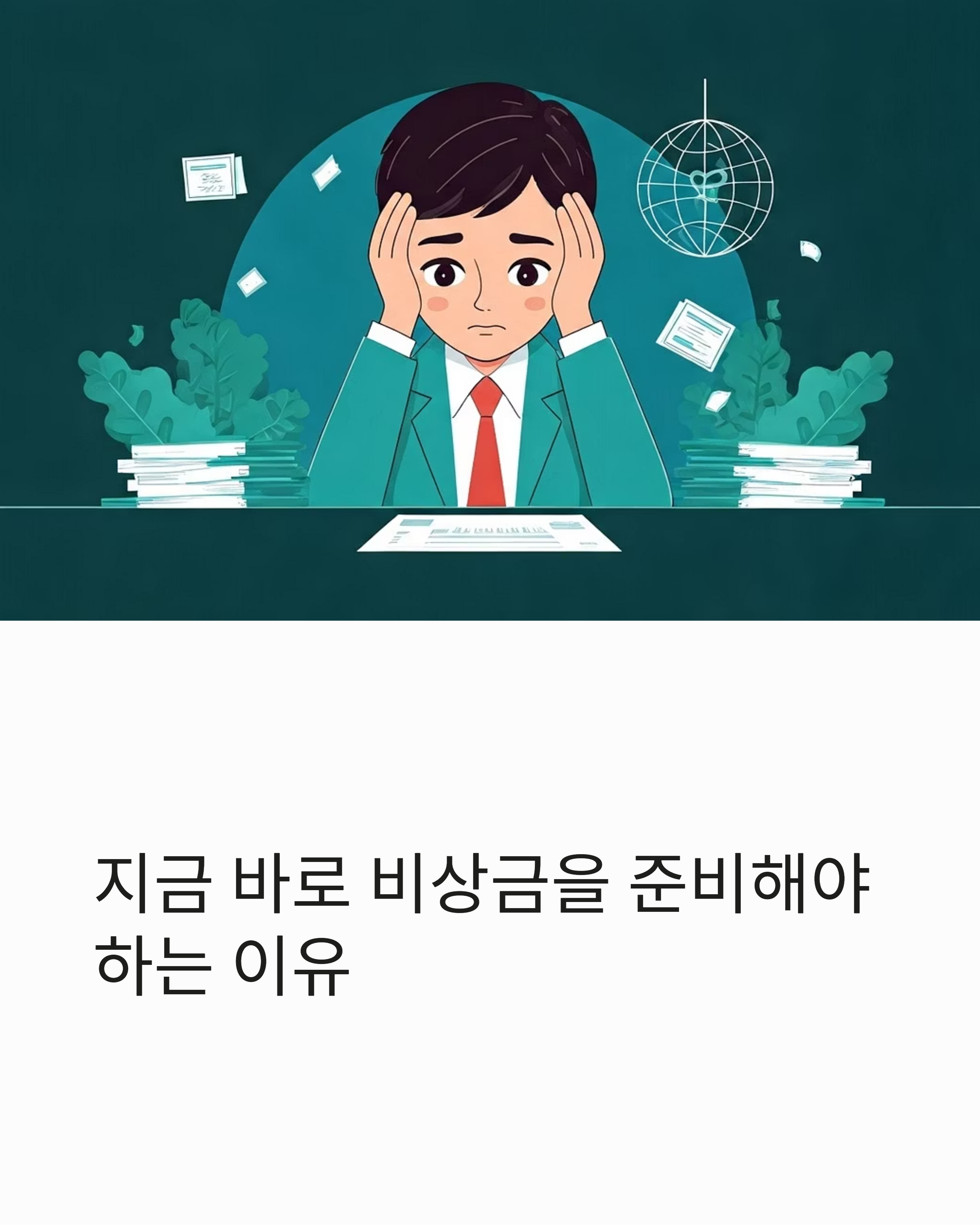 지금 바로 비상금을 준비해야 하는 이유