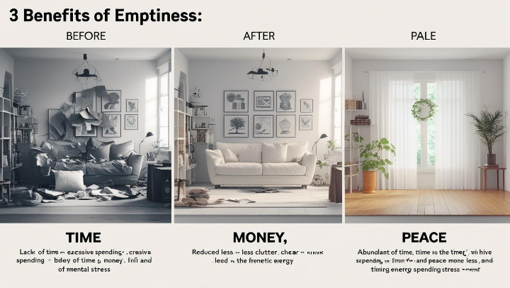 비움으로 얻는 3가지 혜택: 시간, 돈, 정신적 안정감