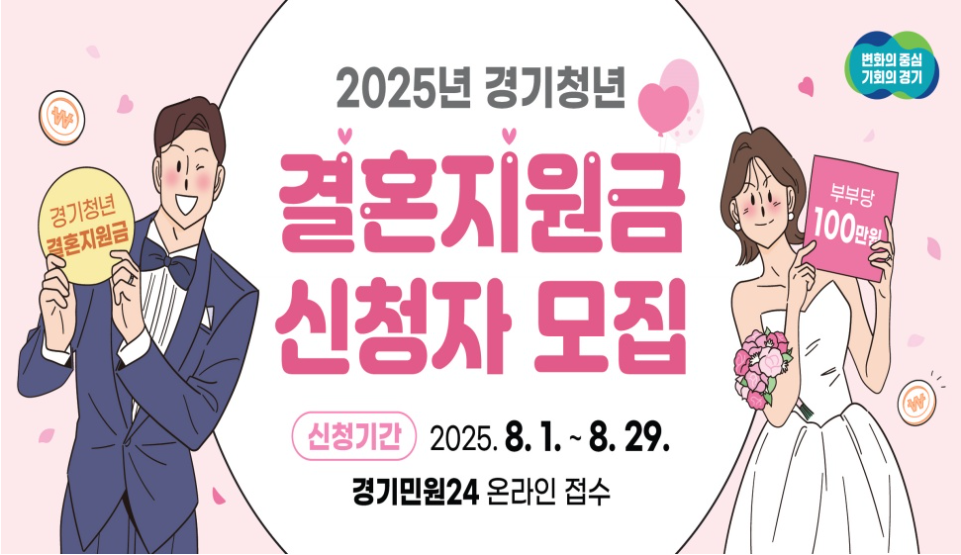 경기도 결혼지원금 신청
