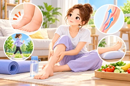 다리가 붓는 이유와 혈액순환 관리 방법5
