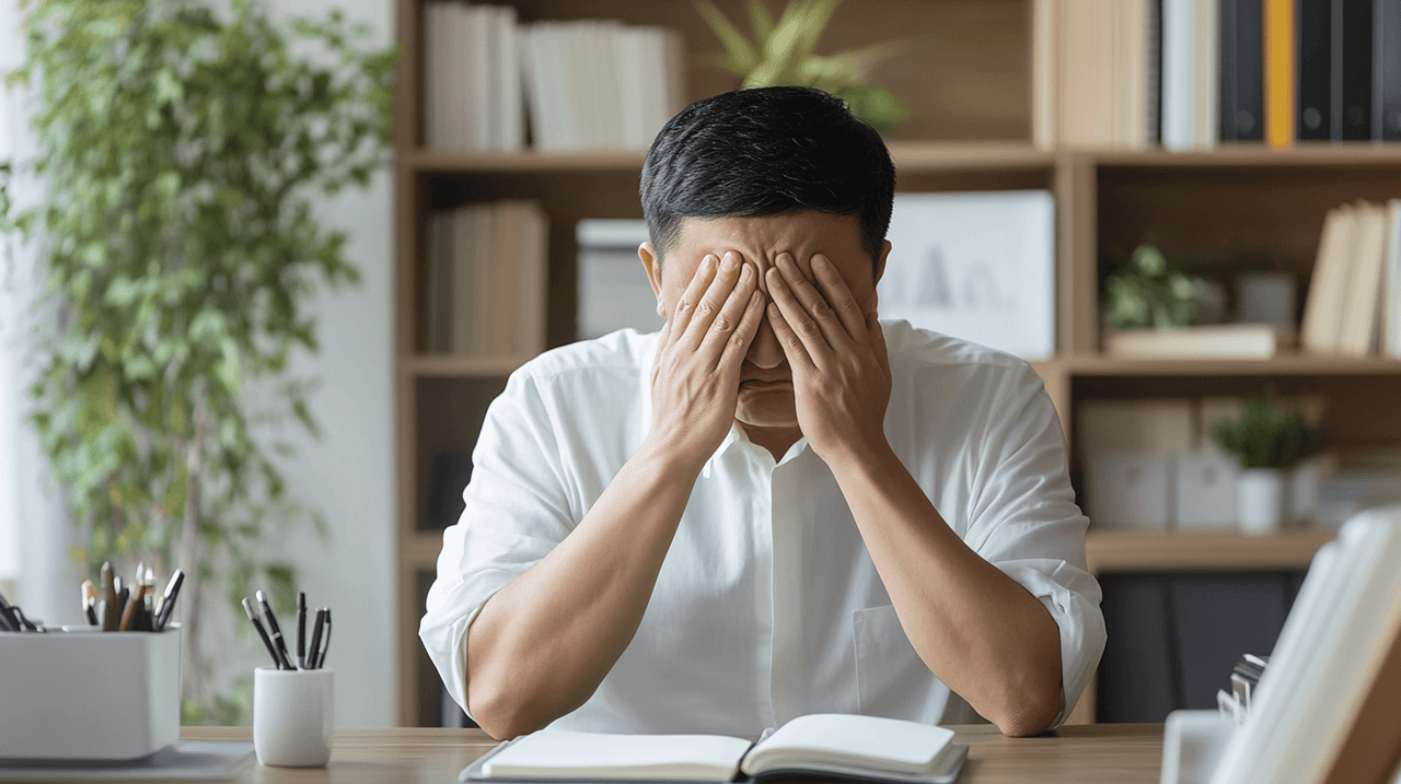 하품하는 상사 앞에서 하품하면 생기는 일