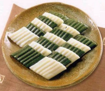 한국의 떡 종류 보리떡-절편