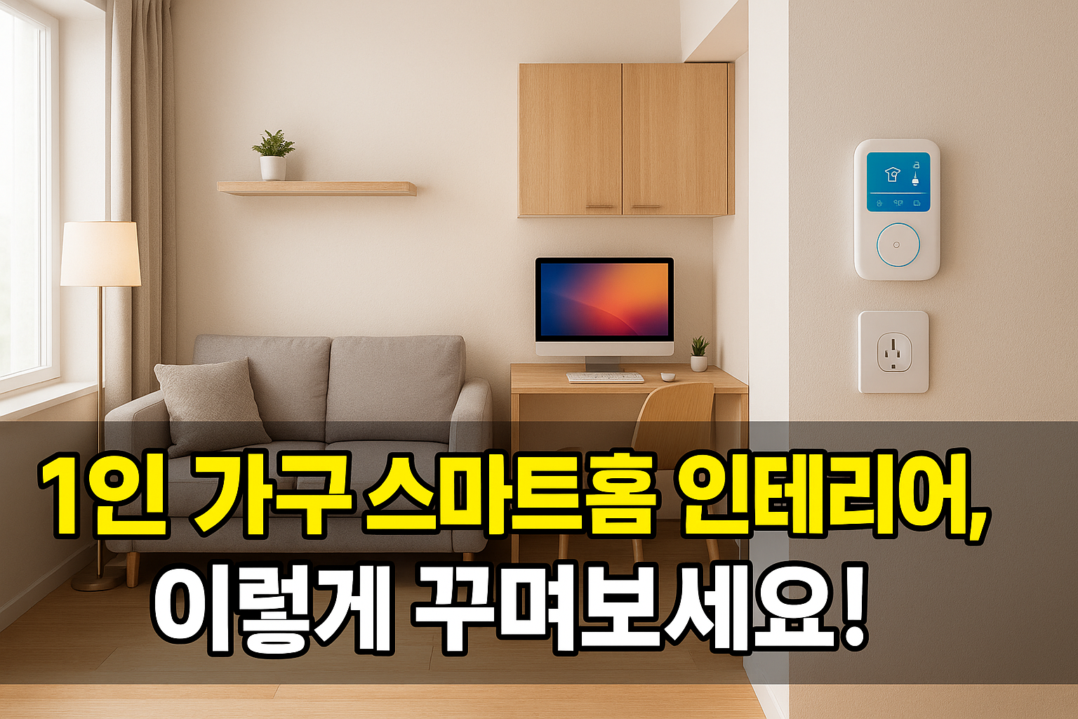 1인 가구를 위한 소형 스마트홈 인테리어 추천