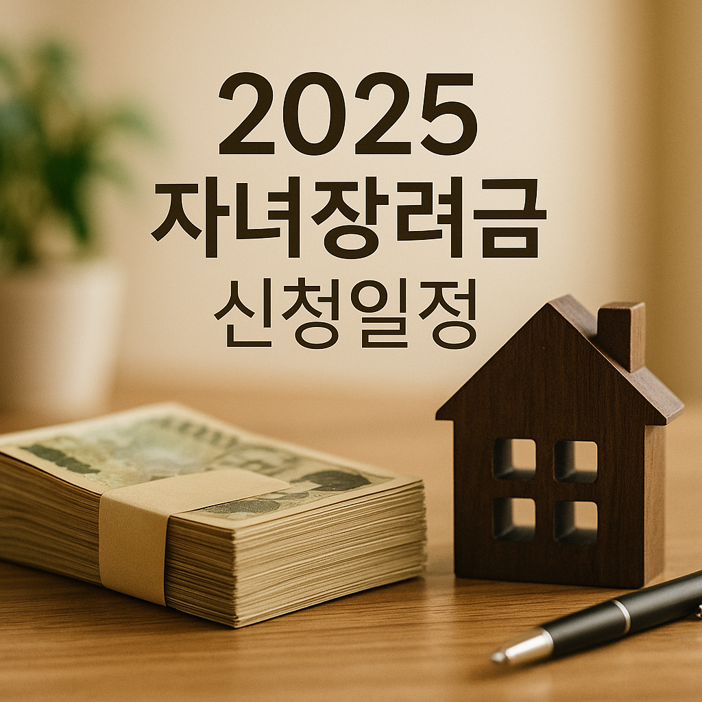 2025년 자녀장려금 신청일정