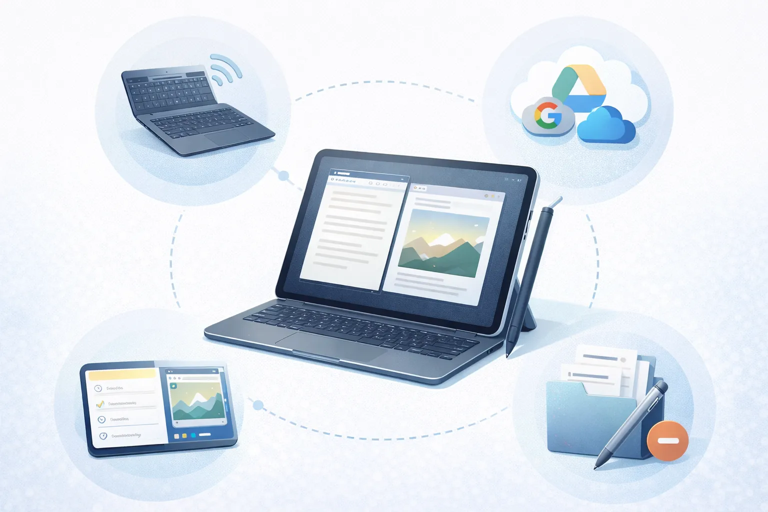 태블릿을 노트북처럼 (활용법, 주변기기, 사용감)