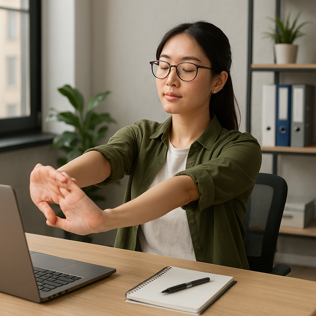 디자이너-스트레칭