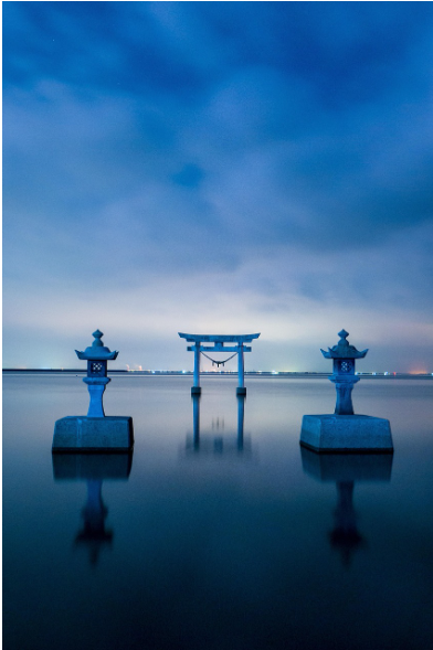 일본 구마모토 신사 풍경사진