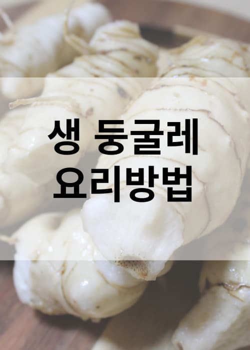 생둥굴레먹는방법
