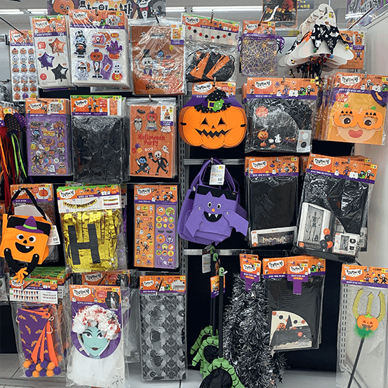 다이소 할로윈 스티커, 풍선, 가랜드, 장식