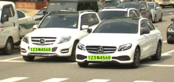 연두색 번호판
