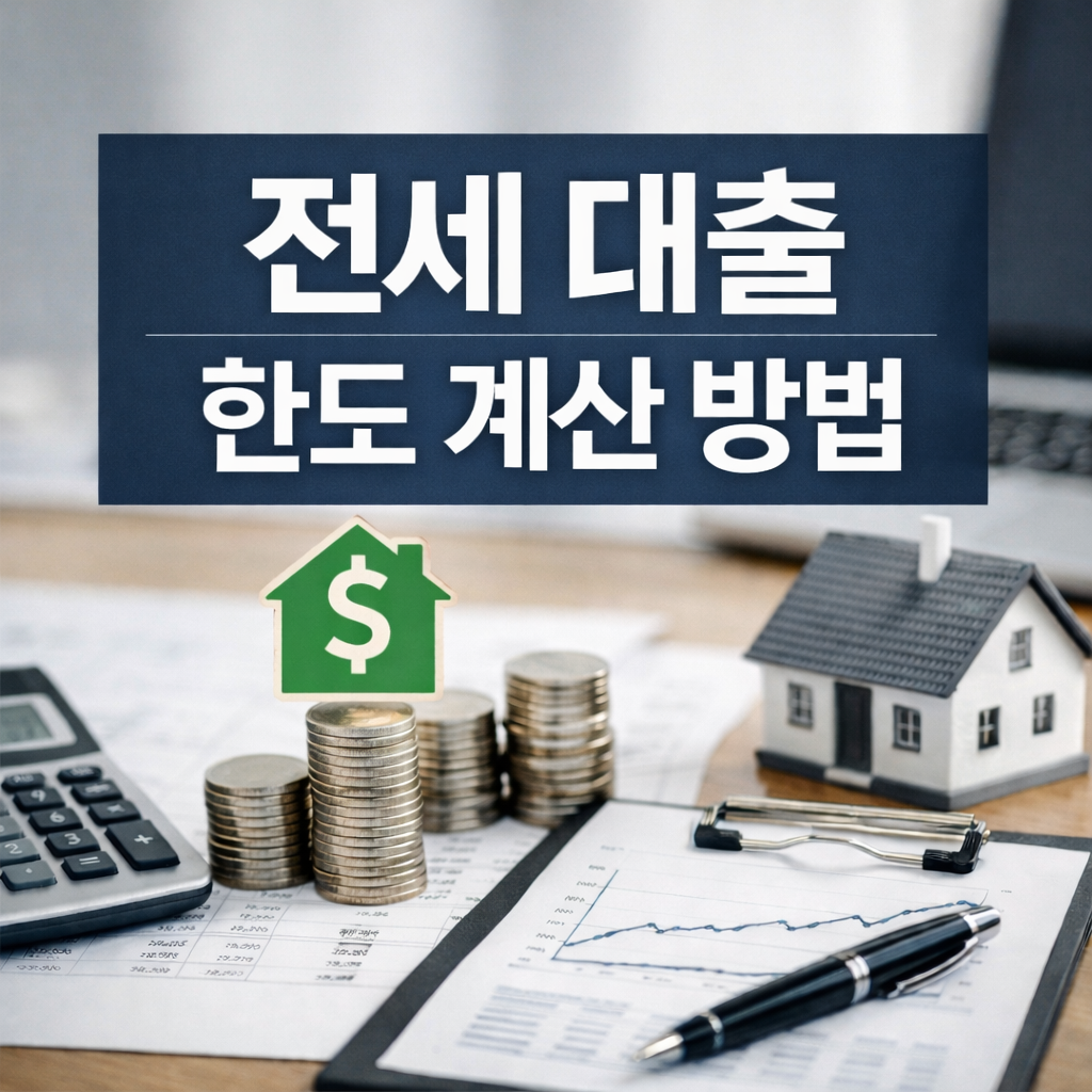 전세 대출 한도 계산 방법