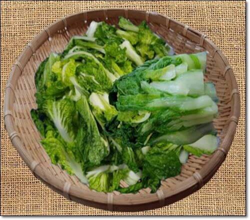 절인 얼갈이배추