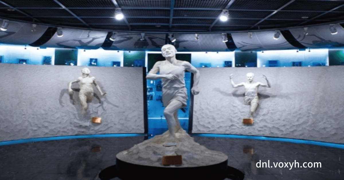 올림픽공원의 전시된 예술품