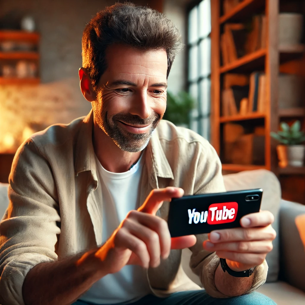 유튜브사용자 모습