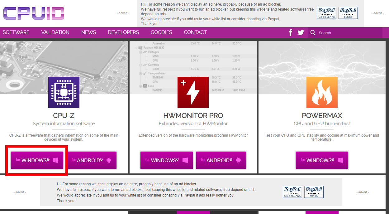 cpu-z 한글판 다운로드